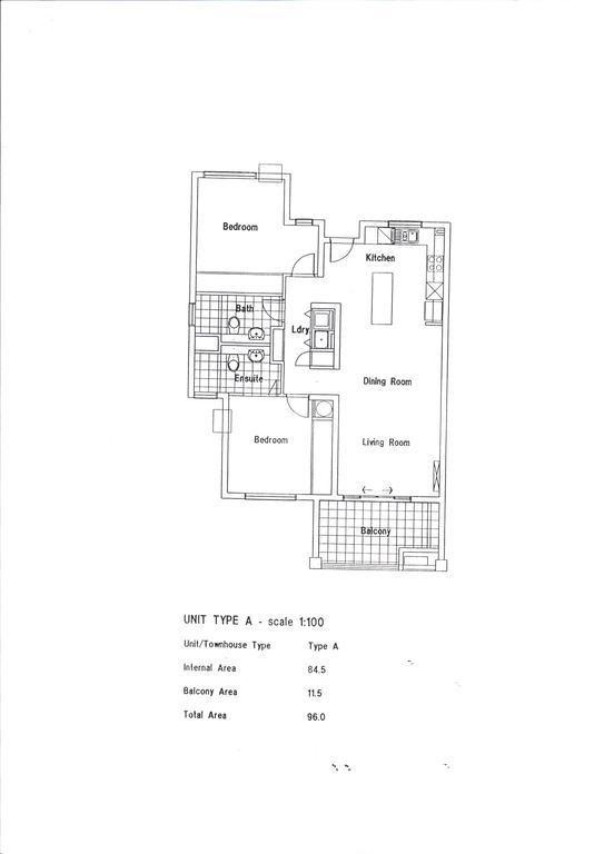 Deluxe Apartment mit 2 Schlafzimmern und 2 Bädern